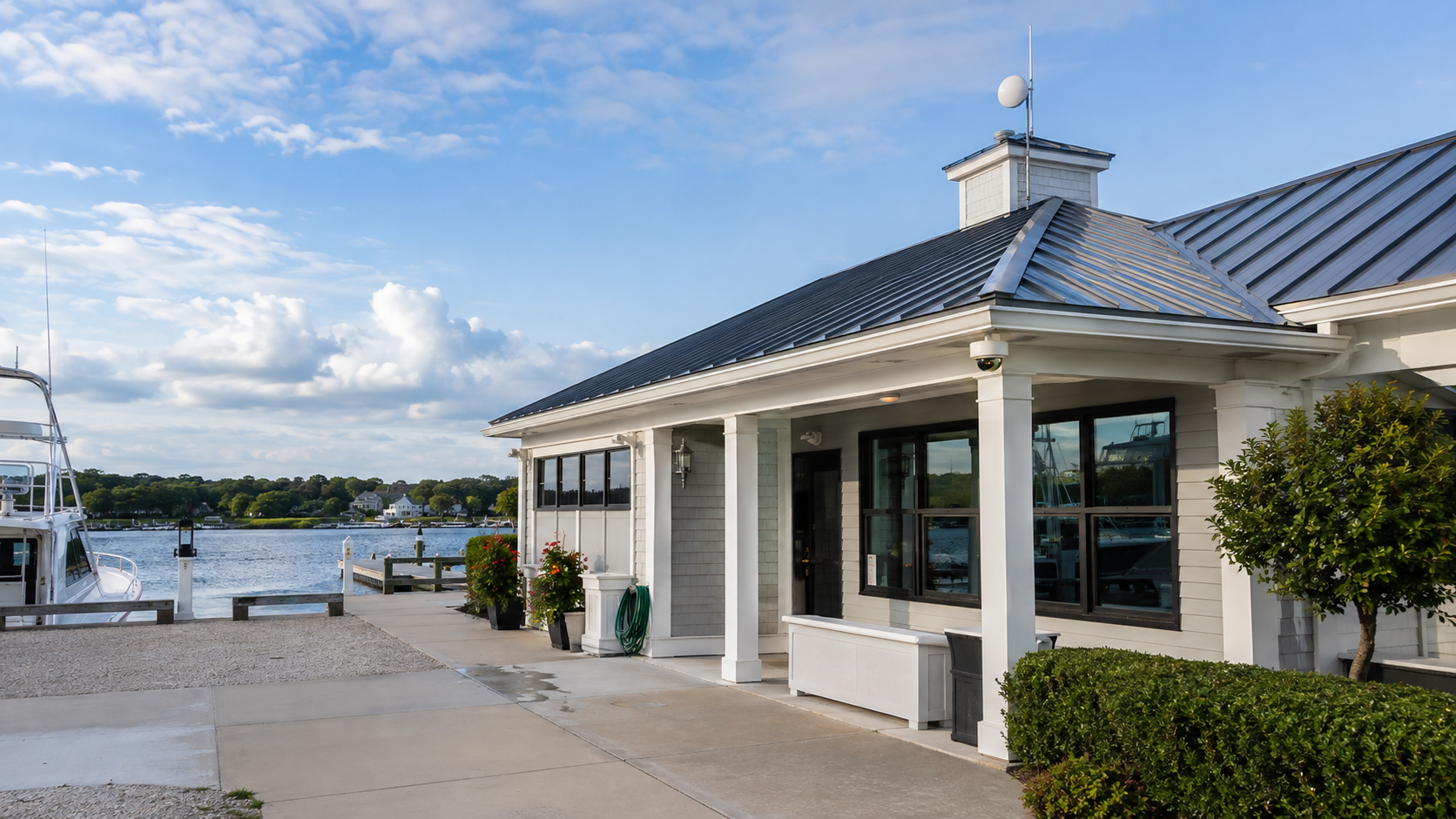 Waterfront marina property